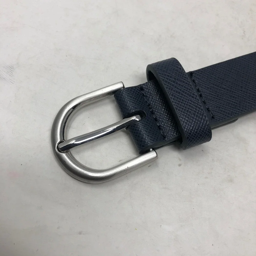 Pikeur Leather Equestrian Riding Belt Gray Girls 75 Small Dark Gray Star Cutout